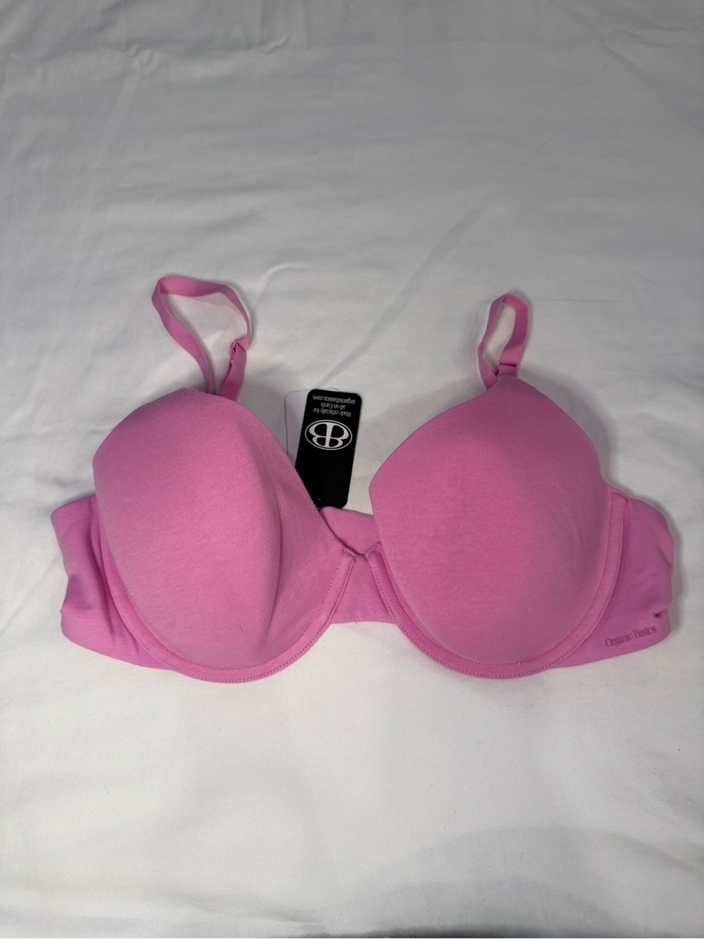Organic Basics- Comfort Bra Pink T-Shirt Bra - Pink